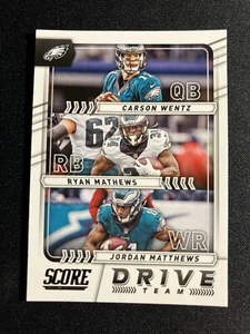 2017 Score - Drive Team #20 Carson Wentz, Jordan Matthews, Ryan Mathews - Picture 1 of 2