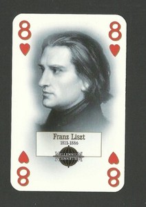 Franz Liszt Composer Single Collector Playing Card