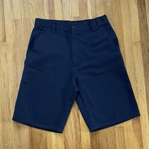 US POLO ASSN Boys Navy Blue Uniform Chino Shorts Size 14 - Picture 1 of 8