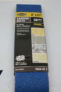 Cinturón Lijado Guerreros 36 Grano 3" X 21" Artículo 60423 Madera, Metal, Fibra de Vidrio - Imagen 1 de 5