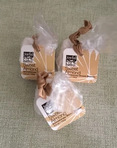 Joyful Bath Co. Sweet Almond Aromatherapy Shower Steamer Lot Of 3/Bonus Hair Tie - Picture 1 of 1