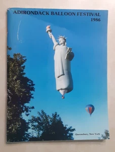Adirondack Balloon Festival 1986 Vintage Queensbury NY 1980s Souvenir Program - Picture 1 of 16