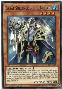 Great Sorcerer of the Nekroz THSF-EN011 Super Rare Yu-Gi-Oh Card 1st Edition New - Picture 1 of 3