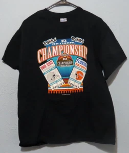 2007 BCS National Championship Tostitos Ohio State vs Florida Men's L Tshirt - Picture 1 of 5