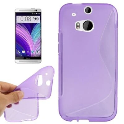 Custodia Protettiva Cellulare Custodia Cover TPU per Cellulare HTC One M8/M8s - Immagine 1 di 3