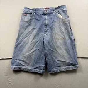 VTG Platinum Native Mens DEKA Jean Urban Style Shorts 36 Waist Made In Russia - Picture 1 of 13