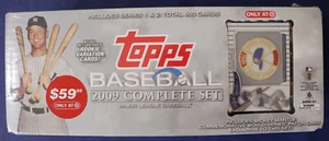 2009 Topps Baseball Complete Factory Sealed Set Target Mantle Patch Card - Picture 1 of 2