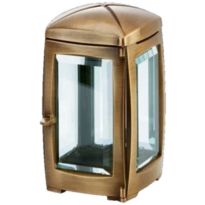 Klassische Grablampe  aus Messing Grablaterne Grableuchte - Bild 1 von 2