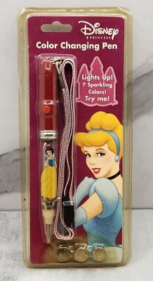 Pluma Disney Princesa Cambiante de Color 7 Colores Brillantes Blancanieves Cenicienta Foto 1 de 4