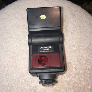 VTG ACHIEVER 260AF FOR CANON EOS FLASH BEEN CLEANED AND BEEN TESTED - Picture 1 of 5