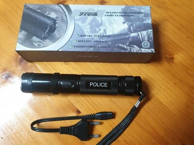 LINTERNA LED ELECTROSHOCK AUTODEFENSA 4 en 1 - Imagen 1 de 4