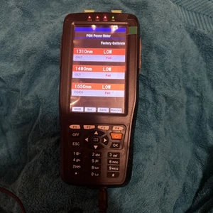 Medidor de potencia de fibra óptica TM70B PON longitudes de onda 1310/1490/1550 nm fibra óptica SJRS - Imagen 1 de 19
