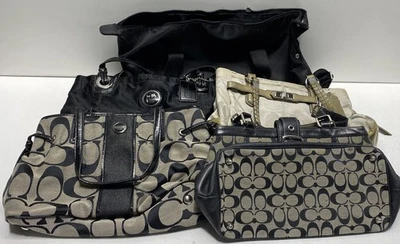 Assorted Bundle Lot Of Coach Purses - Image 1 of 4