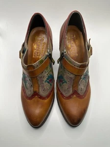 L'artiste by Spring Step Miso Wingtip Leather Booties Size 37 EU 6.5 US - Imagen 1 de 6