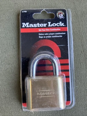 Master Lock 175D Combination Padlock B17 - Image 1 of 4