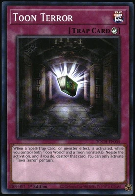 Yu-Gi-Oh! - Toon Chaos Toon Terror 2020 TOCH-EN005 Super Rare 1st Edition - Image 1 of 2
