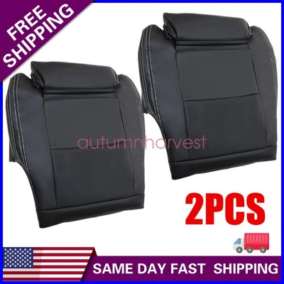 Cubierta de asiento de cuero negra inferior delantera para Mercedes Benz CLA250 2016-2020 Foto 1 de 4