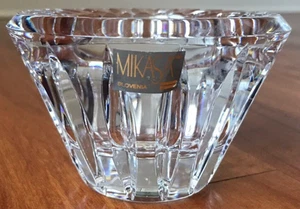 Mikasa Slovenia Cut Crystal Votive Candle Holder 4 1/2" Diameter - Picture 1 of 6