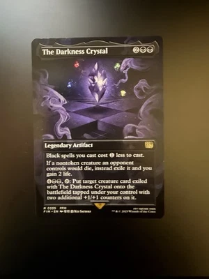 MTG Final Fantasy English The Darkness Crystal Borderless 0335 Non-Foil - Image 1 of 2