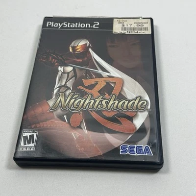 Nightshade (Sony PlayStation 2, PS2 2004) CIB Rare Tested! - Image 1 of 4