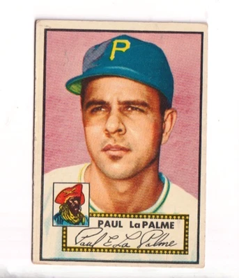 1952 Topps Baseball Card #166 Paul LaPalmeLeominster MA EXCELLENT  see scan - Image 1 of 2