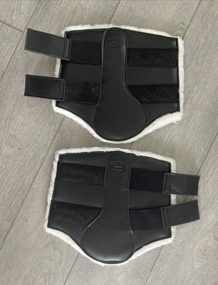 Dover Saddlery Sport Horse Boots with Fleece Lining Black XL - Image 1 of 4