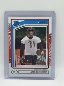 #350 2024 Donruss Rated Rookie BASE | Amarius Mims RC Bengals - Picture 1 of 2