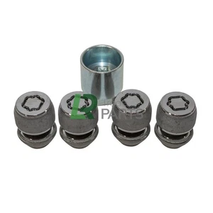 FITS FREELANDER 2 NEW ALLOY LOCKING WHEEL NUT SET X4 & KEY (2006-2014) OEM - Picture 1 of 1