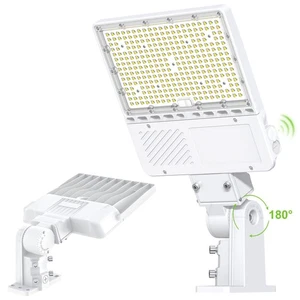 3 in1 Mount 200W Parking Lot Light Dusk to Dawn Led Shoebox Street Stadium Light - Picture 1 of 14
