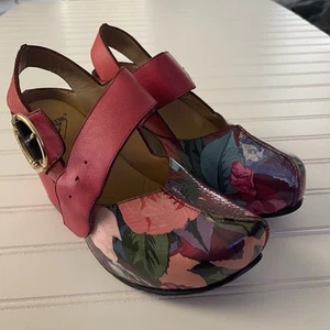 JOHN FLUEVOG PREPARE FIND Plataforma Flores M J Tacones Talla 6 Multicolor - Imagen 1 de 14