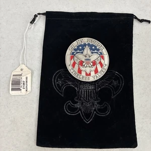 BSA Boy Scouts On My Honor Belt Buckle W/ Bag (Timeless Values) - Picture 1 of 6