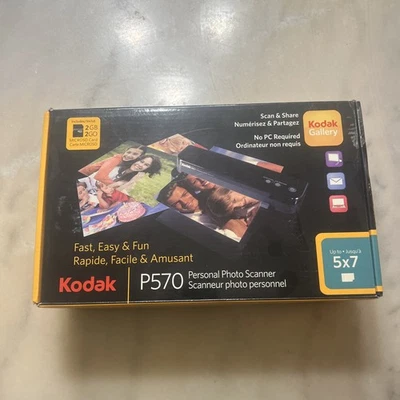 Kodak P570 Handheld Personal Photo Scanner - NEW - OPEN BOX COMPLETE - Image 1 of 4