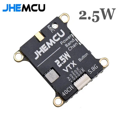 2.5W VTX 5.8G 40CH FPV Transmitter Built-in Microphone Heat Sink 2-6S 30X30mm - Image 1 of 4