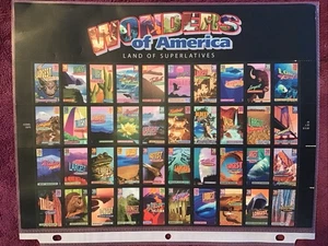 2005 39c Wonders of America NM. Postfrischer Briefmarkenbogen #4032-4072 (FV=15,60 $) - Bild 1 von 2