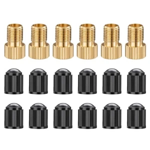 Adaptadores Presta de 6 piezas, adaptador Presta a Schrader para bicicleta, inflar 9038 - Imagen 1 de 7