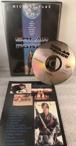 Solar Force (DVD, 1994) Original USA Printing W/ Chapter Insert! RARE OOP - Picture 1 of 11