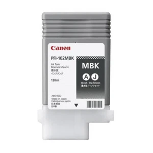 Original Tinte Canon iPF510 iPF605 iPF650 iPF710 iPF755 / PFI-102MBK Matt Black - Bild 1 von 1