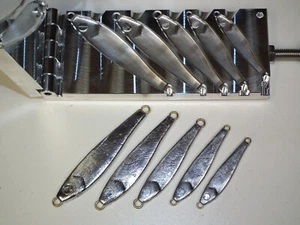 Salzwasser Fisch Vorrichtung - 3 Form 1,1,5,2,3,4 Unzen CNC Aluminium 3RD USA - Bild 1 von 7