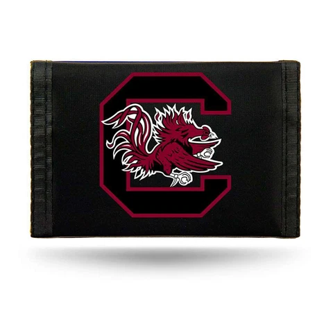South Carolina Gamecocks Nylon Tri-Fold Wallet Cover