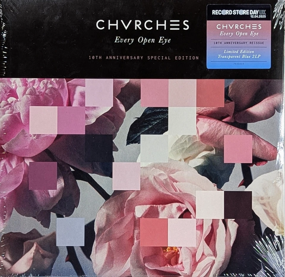CHVRCHES Every Open Eye SEALED limited edition 2LP  Transparent Blue Vinyl RSD Foto 1 de 1