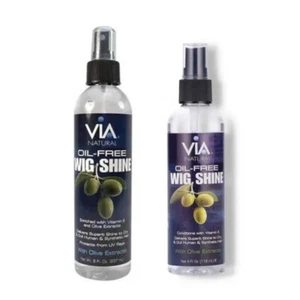 VIA NATURAL OIL-FREE WIG SHINE SPRAY FOR HUMAN & SYNTHETIC HAIR - Picture 1 of 3