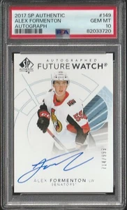 Alex Formenton - 2017-18 Future Watch Auto /999 Rookie Card #149 PSA 10! - Picture 1 of 1