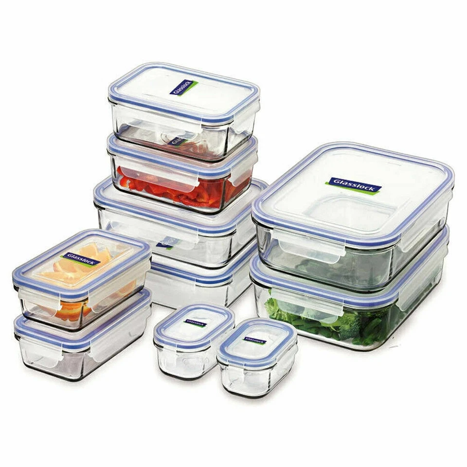 Glasslock 10pc Tempered Glass Microwave Safe Container Set W/ Lid - Image 1 of 1