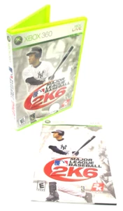 MLB Major League Baseball 2K6 Microsoft Xbox 360 Estuche VACÍO con Manual - Imagen 1 de 1