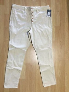 Pants UNIVERSAL THREAD Size 16 / 33 NWT High Rise Skinny Fly Button Slim Sculpt - Picture 1 of 4