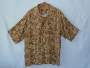 RARE Vtg US Polo Assn Rayon Hawaiian Palms & Hula Girls Aloha Camp Shirt~XL~50"C - Picture 1 of 7