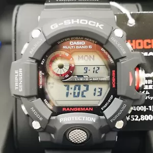 CASIO G-SHOCK GW-9400J-1JF Black Red Master of G RANGEMAN Men's Watch New in Box - Picture 1 of 12