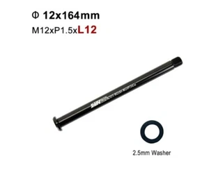 164X12 M12X1.5 TL:12 12MM THREAD BICYCLE BIKE THRU AXLE - Picture 1 of 1