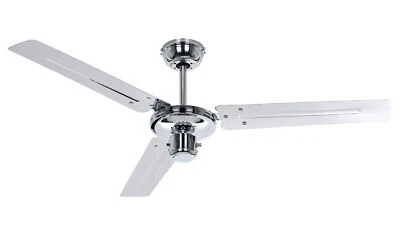 Ceiling Fan Without Lamp Chrome With Pull Chain Tristar E.g. 122 CM - Image 1 of 2
