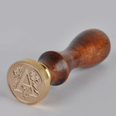 **SIEGEL - BUCHSTABEN A-Z ZUR AUSWAHL (OPTIONAL MIT RUSTIKALEM HOLZGRIFF)** - Bild 1 von 2